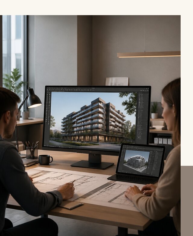 3D визуализация архитектуры и объектов строительства в Мегионе
