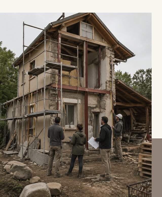 Реконструкция загородного дома под ключ в Мегионе от бюро